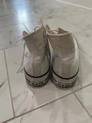 White Platform Converse High-Top thumbnail 2