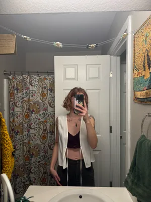 White tie vest thumbnail 4