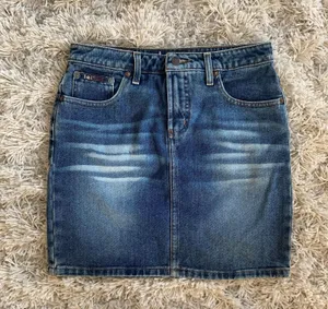 Vintage Y2K Early 2000s Medium Wash . Denim Skirt LEI Skirt thumbnail 3