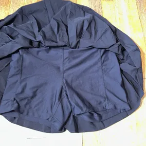 Old Navy PowerSoft Black Pleated Tennis Skort with Built-in‎ Shorts Women Size S thumbnail 6