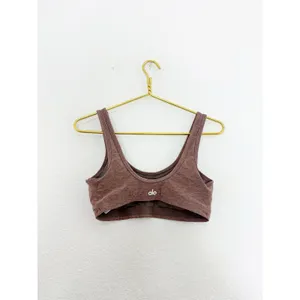 Alo Alosoft Center Stage Bra Size Medium Maeve Pink Sportsbra Workout thumbnail 12