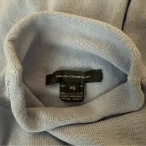 French Connection Powder Blue Mock Neck Sweater thumbnail 3