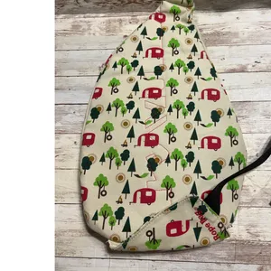 Kavu Rope Bag 20" Cotton Canvas Pattern Cross Body Hiking Travel thumbnail 2