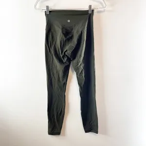 Lululemon Align Pant II Leggings 25" Dark Olive Green 4 thumbnail 5