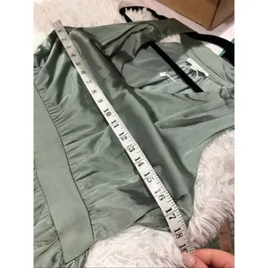 Baltic Born Roma Satin Maxi Dress in Eucalpytus Green Medium thumbnail 5