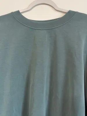 Lululemon Softstreme Perfectly Oversized Cropped Crew Medium Forest Size Medium thumbnail 3