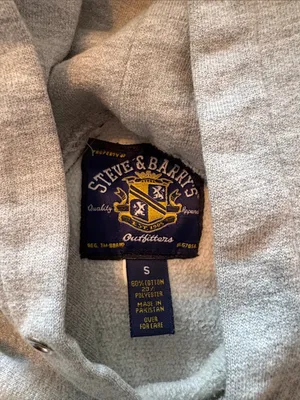 Steve & Barry's Minnesota Gray Pullover Hoodie with Maroon & Gold Arc Logo thumbnail 2