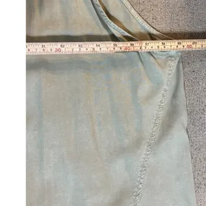 Cloth &‎ Stone Sage Green Halter Tank Top V-Neck Relaxed Fit Large thumbnail 7