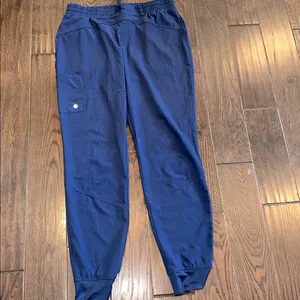 Barco Uniforms Navy Blue nurses scrubs Joggers size large tall thumbnail 6