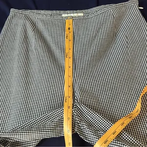 Petite Sophisticate Gingham‎ Stretch Cotton High Rise Embroidered Crop Pant 10 thumbnail 11