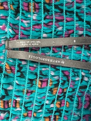 Anthropologie The Nixie Turquoise Floral Romper size‎ S thumbnail 12