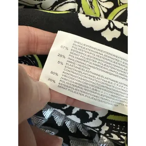 MINKPINK Highest Tower Embellished Mini‎ Dress Sequins Black Neon Lime Size S thumbnail 10