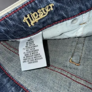 American Eagle Outfitters Vintage Y2K Hipster Flare Festival Blue‎ Jeans Size 2R thumbnail 8