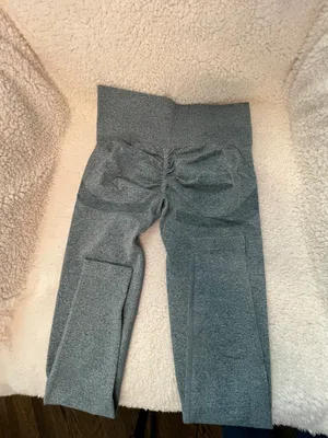 Workout Yoga Athletic Leggings Heather Blue Size thumbnail 8