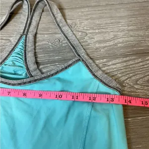 Lululemon‎ power y tank top blue sz 6 thumbnail 4