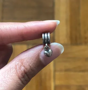 Pandora Sterling Silver Heart Charm thumbnail 1