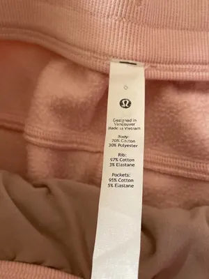 Lululemon Pink Joggers 6 Athletic Sweatpants Balletcore Coquette Pilates Travel thumbnail 2