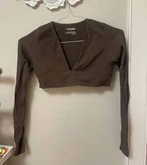 Garage Brown  Crop Top thumbnail 1