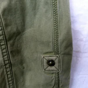 Eddie Bauer Utility Cargo Pants Womens 2 Green Roll Tab Convertible Leg Y2K thumbnail 11