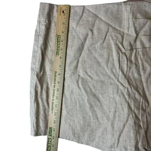 Pink Lily Women's 2XL Linen Blend Skort Beige Tan Coastal Summer Beachy Casual‎ thumbnail 8