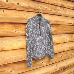Lululemon Run Briskly 1/2 Zip Eventide Jacquard top Pullover thumbnail 5