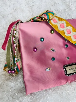 Gucci Pink Cosmetic Bag thumbnail 5