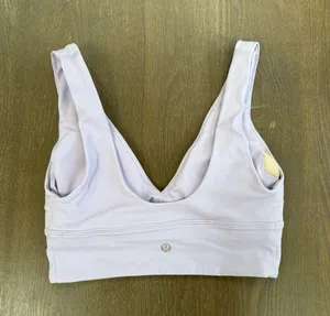 Lululemon Align V-Neck Bra Lilac Smoke thumbnail 3