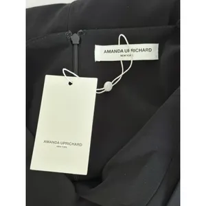 Amanda Uprichard NWT Katana Dress Womens Large‎ Black Mini Square Neck LBD L/S thumbnail 4