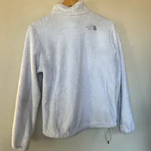 White North Face Fuzzy Jacket thumbnail 8