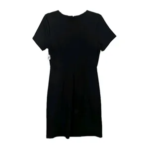 OLD NAVY Black Short Sleeve Knee Length Knit Sheath Dress Women's Medium thumbnail 3