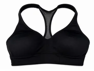 Lululemon Black Racerback Sports Bra Mesh Back Padded Athletic Yoga 4 thumbnail 1