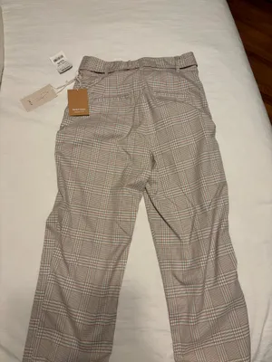Joie Josie brown plaid trousers thumbnail 3