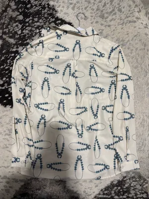 Long sleeve button up fashion express White Size L thumbnail 2