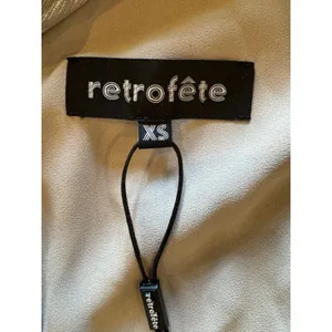 Retrofête Cassie Bodysuit Women XS Silver Metallic One Shoulder NWT‎ Party Club thumbnail 4