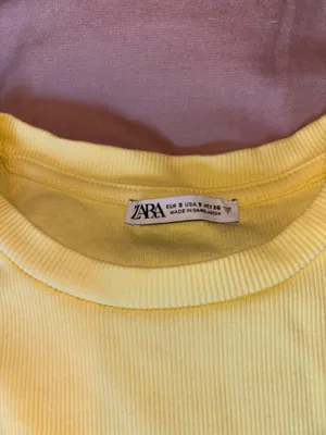 Zara yellow top size Small thumbnail 3