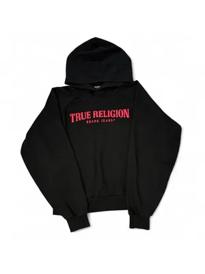 True Religion True Relaxed Boyfriend Hoodie - Size S thumbnail 2