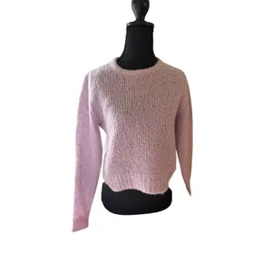 A.L.C. Alpaca Blend Sweater Small Petite Lavender Purple Cropped thumbnail 2
