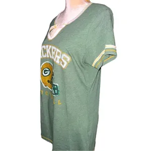 National Football League Green Bay packers cute vneck top thumbnail 4