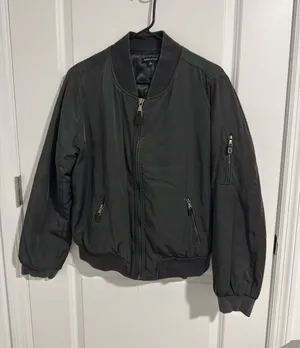 Kendall + Kylie Bomber Jacket Green thumbnail 1