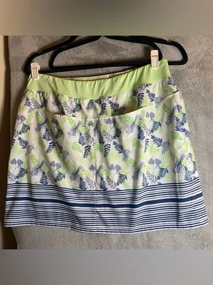 TEE‎ TIME Golf Active sporty active casual Wear Floral Skirt lightweight size XL thumbnail 5