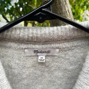 Madewell Fulton Gray Crew Neck Sweater thumbnail 2