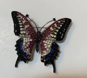 Butterfly brooch pin thumbnail 2