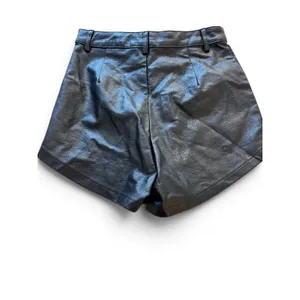 Princess Polly Black Faux Leather High Waisted Shorts Size US 0 Vegan Leather thumbnail 3