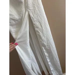 Lulus Here's to Love White Satin Backless Column Maxi Dress Size Large Wedding thumbnail 10