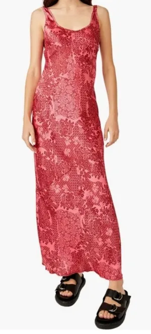 Free People Warth The Waite Maxi Dress Size L thumbnail 1