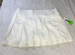 Prince Womens Tennis Match Pleated Skort Pure White XL‎ WPT17212 NWT thumbnail 1