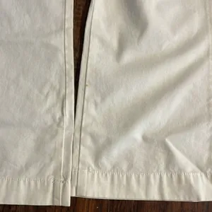 NWT Hollister Off White Beige Betty Cotton Lowrise Pants Size 3 thumbnail 9