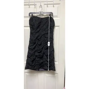 DAX) NWT $165 Lace Strapless Ruched Party Cocktail Dress Size 12 Jasmine women L thumbnail 4