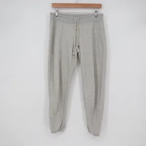 GAP Women's Heather Gray Logo Jogger Sweatpants Size S Small Drawstring Fleece thumbnail 2