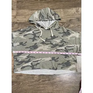 Womens Dance & Marvel camo cropped‎ hoodie green size M thumbnail 5